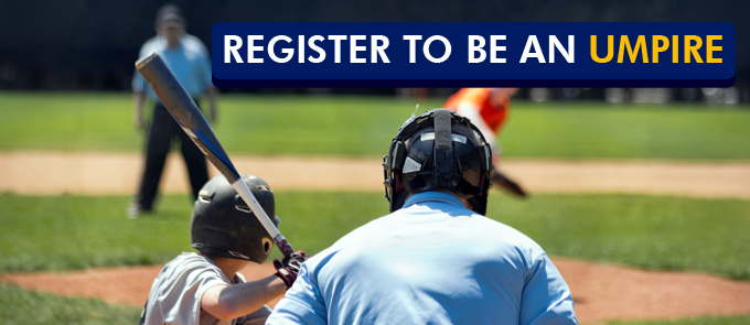 Register to be an Umpire